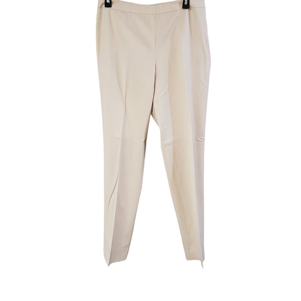 Lafayette 148 NY Virgin Wool Bleecker Women's Pants Khaki Size 8